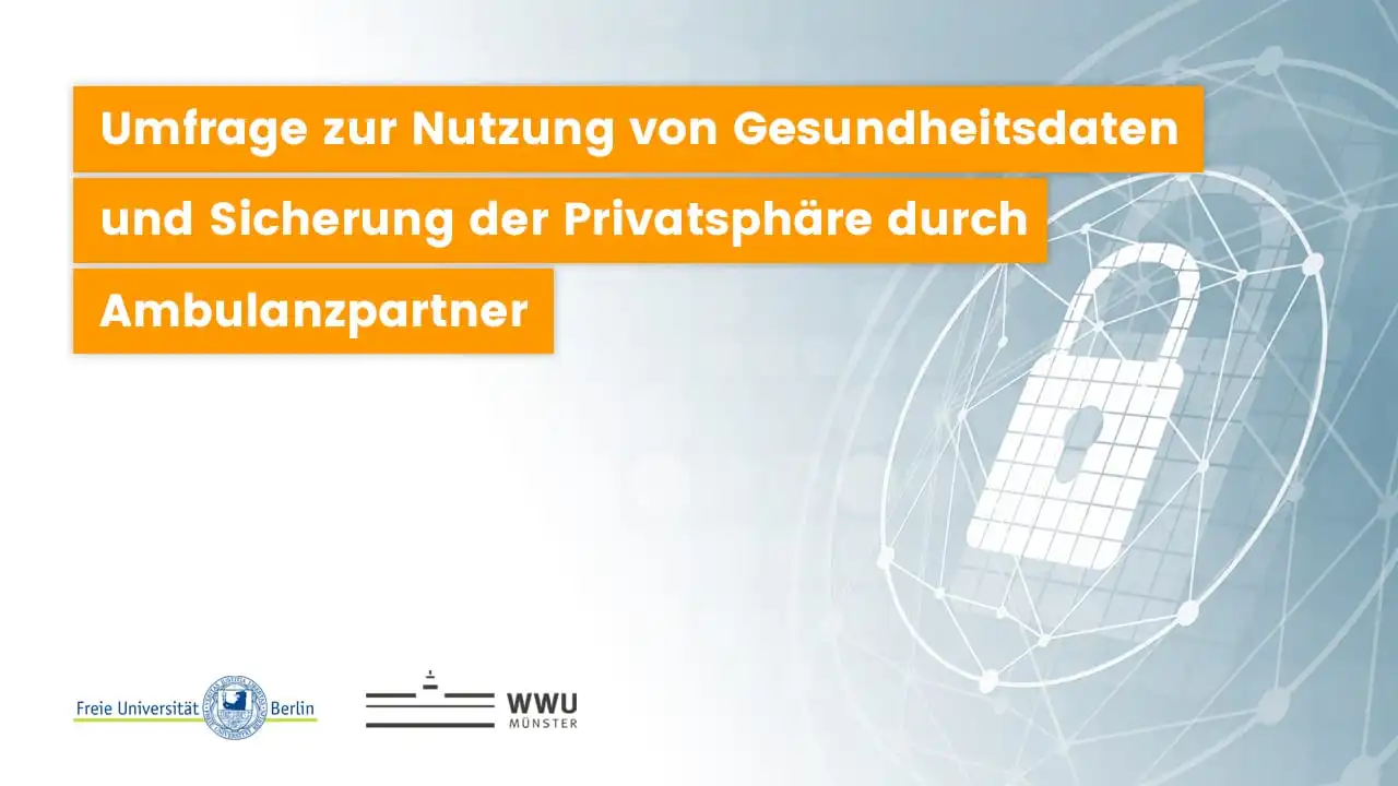 ­Umfrage zur Nutzung von Gesundheitsdaten und Sicherung der Privatsphäre bei Ambulanzpartner