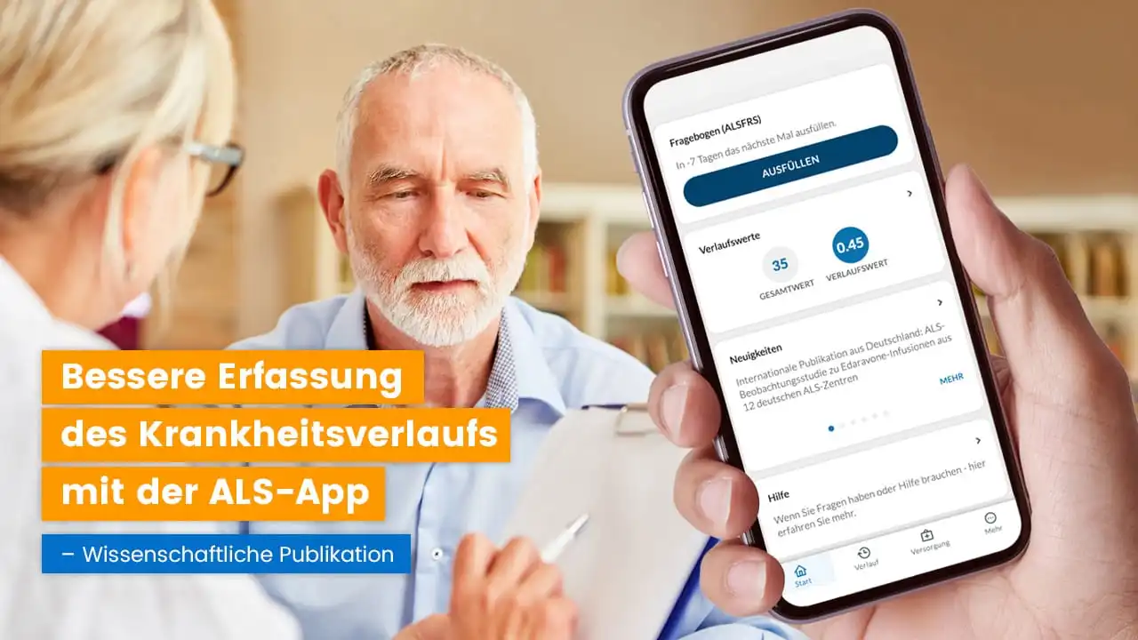 Wissenschaftliche Publikation zur Erfassung des Krankheitsverlaufs mit der ALS-App