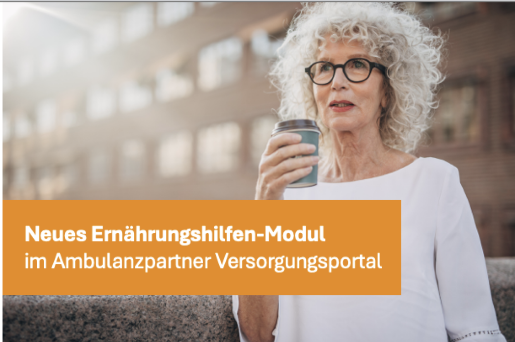 neue Ernährungshilfe-Modul im Ambulanzpartner Portal