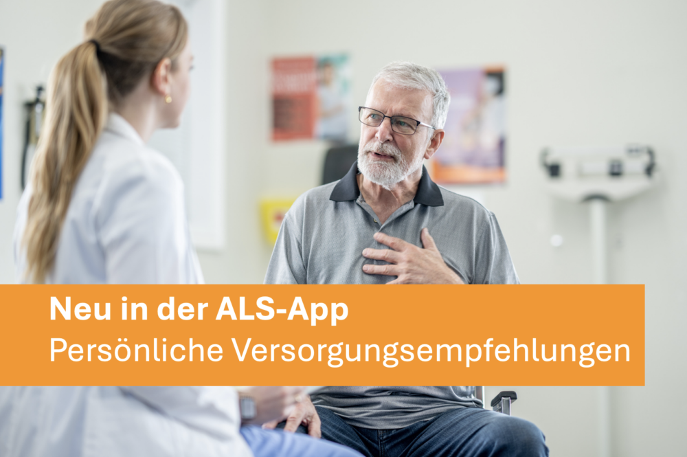 Versorgungsempfehlungen in ALS-App