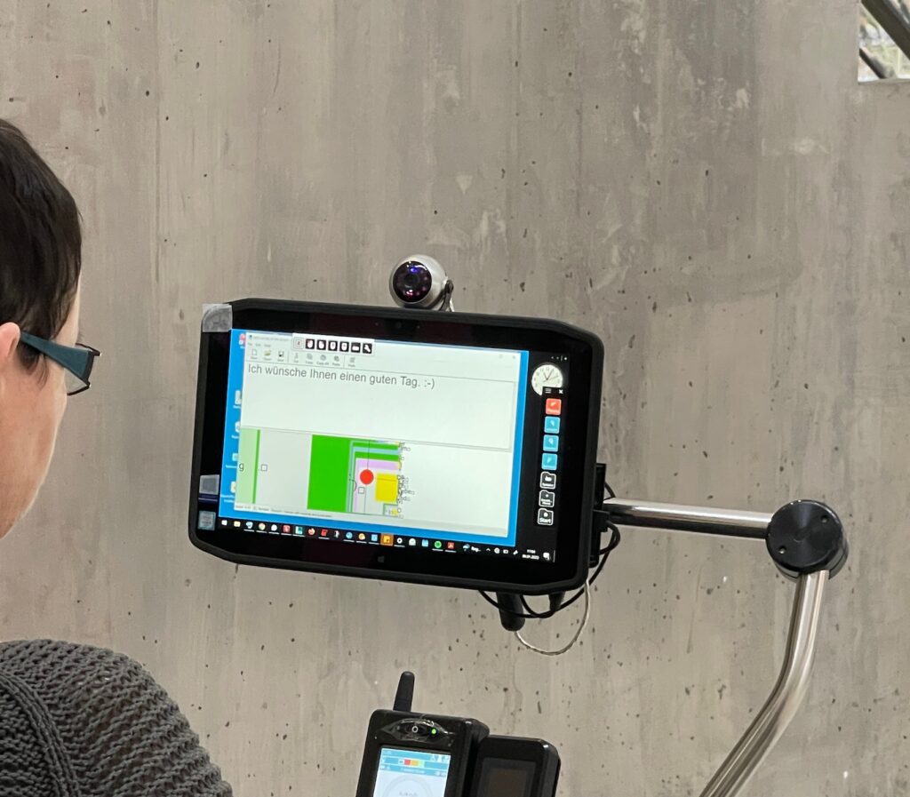 Kommunikationshilfe Tablet Nahaufnahme
